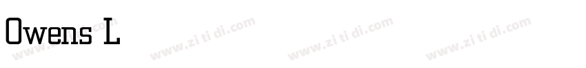 Owens Light字体转换